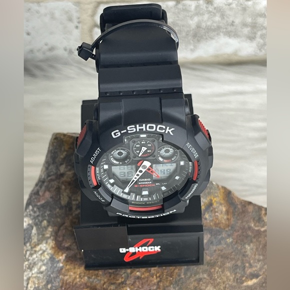 Casio G-Shock GA100-1A4 Black Resin Watch - Picture 4 of 8